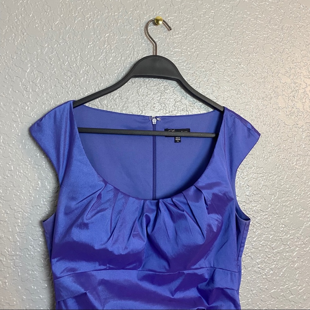 VINTAGE SIGNATURE RUFFLE CAP SLEEVE DRESS {8} - Picture 2 of 8